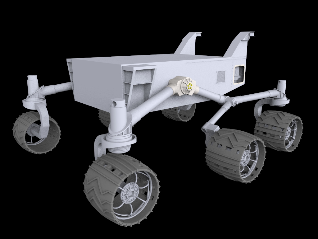 好奇号火星漫游车模型图纸 Curiosity Mars Rover(1)